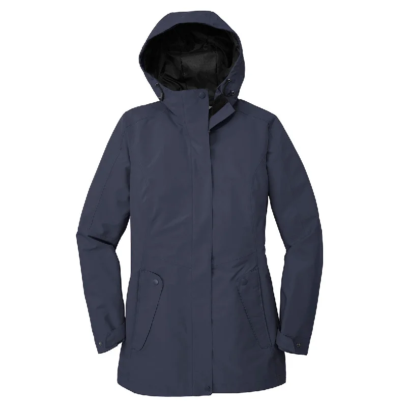 Port Authority Women's River Blue Collective Outer Shell Jacket Nylon Fabric Polyester Fabric Spandex Fabric Port Authority Women's River Blue Collective Outer Shell Jacket Nylon Fabric Polyester Fabric Spandex Fabric