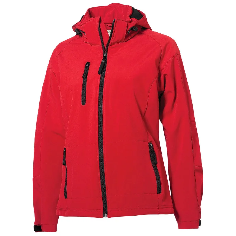 Clique Women's Red Tulsa Jacket Nylon Fabric Polyester Fabric Spandex Fabric