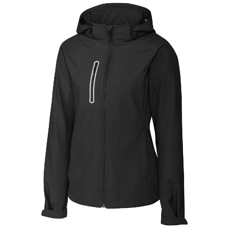 Clique Women's Black Milford Jacket Welt Pockets Slit Pockets Flap Pockets