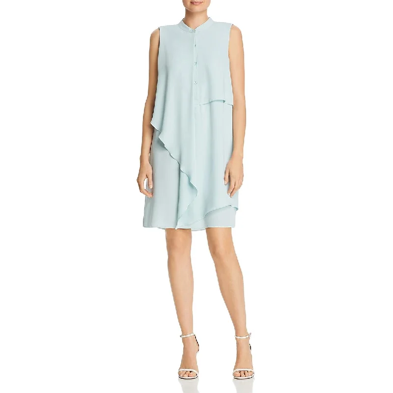 Nanette Nanette Lepore Womens Tiered Short Mini Dress Chic Sleeveless Mini Dress