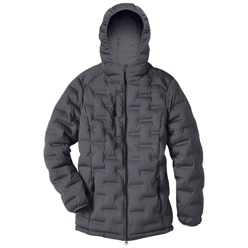 North End Women's Carbon/Black Loft Puffer Jacket Trench Coat Raincoat Waterproof Jacket North End Women's Carbon/Black Loft Puffer Jacket Trench Coat Raincoat Waterproof Jacket