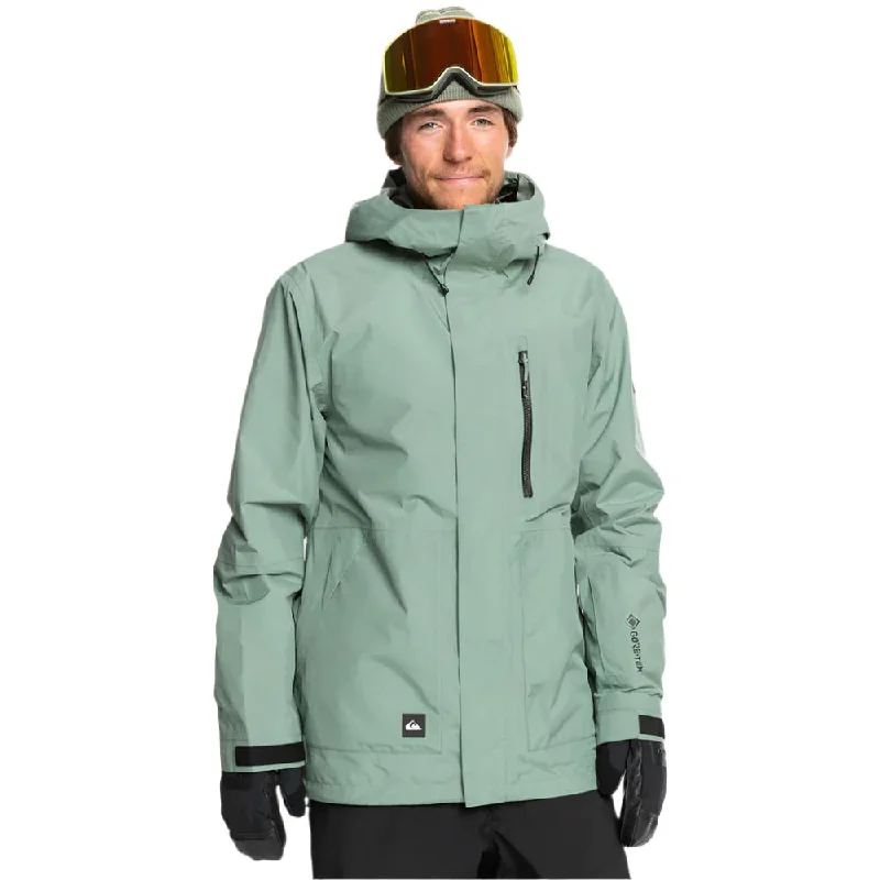 Quiksilver Mission Gore-Tex Jacket 2025 Boat Neck Shawl Collar Notched Collar