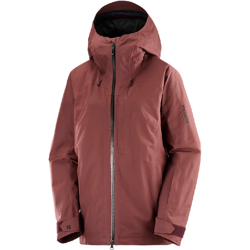Salomon Womens Charger Gore-Tex 2L Jacket 2025 Zippered Front Buttoned Front Snap Front Salomon Womens Charger Gore-Tex 2L Jacket 2025 Zippered Front Buttoned Front Snap Front