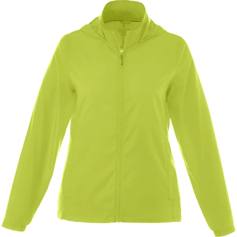 Elevate Women's Hi-Liter Green Darien Packable Jacket Fitted Jacket Loose Jacket Oversized Jacket Elevate Women's Hi-Liter Green Darien Packable Jacket Fitted Jacket Loose Jacket Oversized Jacket