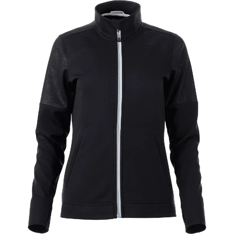 Elevate Women's Black Senger Knit Jacket Herringbone Jacket Checkered Jacket Solid Jacket Elevate Women's Black Senger Knit Jacket Herringbone Jacket Checkered Jacket Solid Jacket