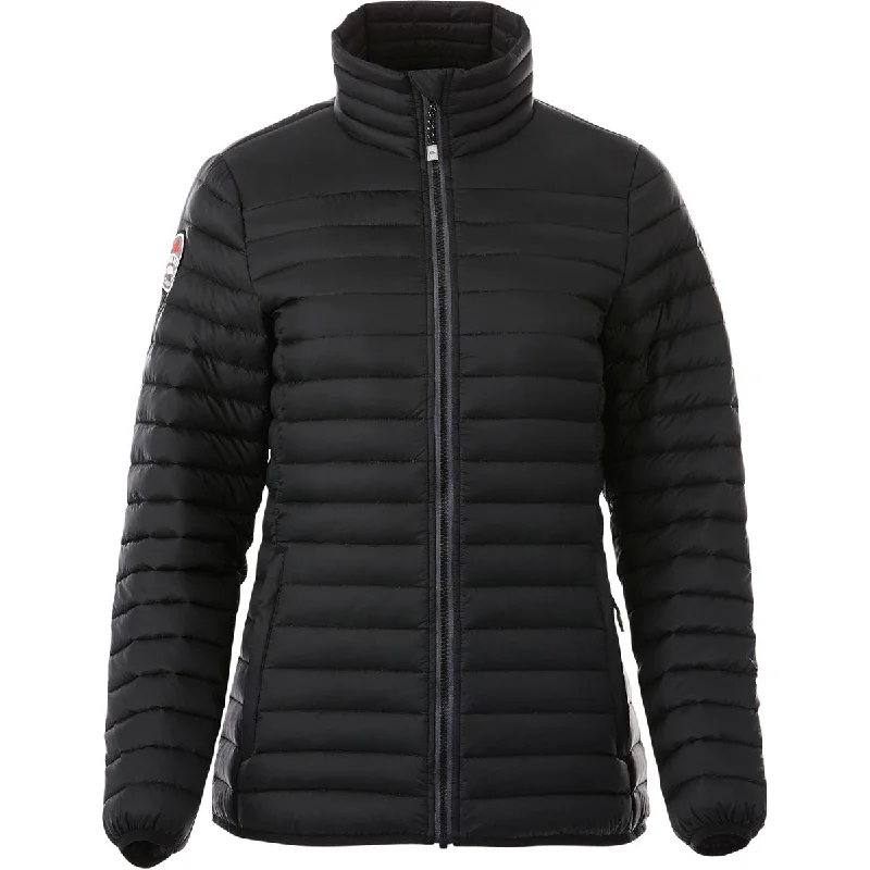 Roots73 Women's Black Beechriver Down Jacket Cotton Jacket Linen Jacket Terry Jacket Roots73 Women's Black Beechriver Down Jacket Cotton Jacket Linen Jacket Terry Jacket