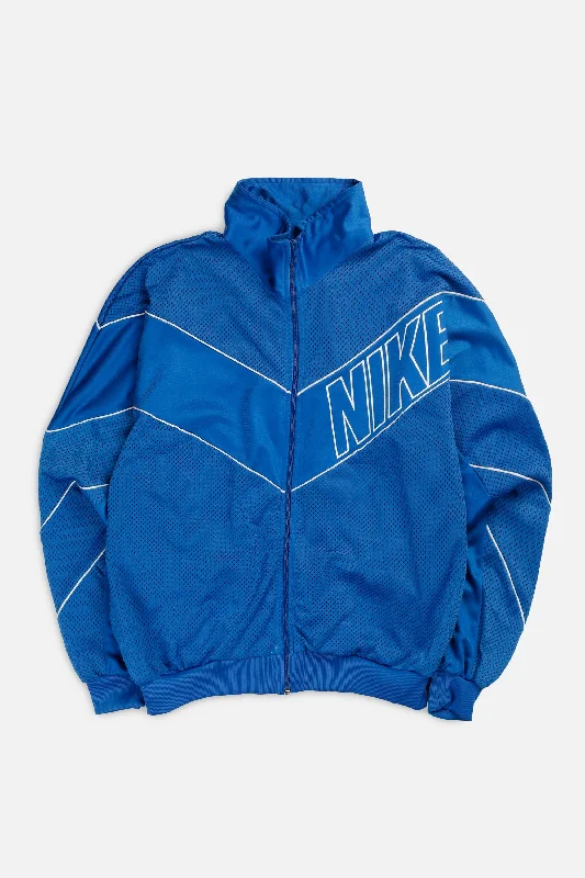 Vintage Nike Track Jacket - L Wool Fabric Cashmere Fabric Tweed Fabric
