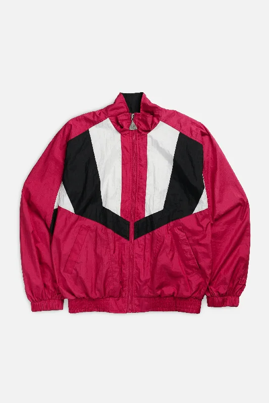 Vintage Wilson Windbreaker Jacket - M Knit Fabric Woven Fabric Fleece Fabric