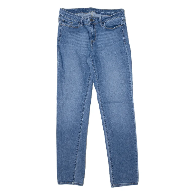 CALVIN KLEIN Jeans Blue Denim Slim Skinny Stone Wash Womens W32 L30 Casual Wide-Legged Denim Jeans CALVIN KLEIN Jeans Blue Denim Slim Skinny Stone Wash Womens W32 L30 Casual Wide-Legged Denim Jeans