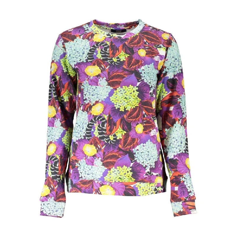 Cavalli Class Elegant  Crew Neck Women's Sweater Nylon Fabric Polyester Fabric Spandex Fabric