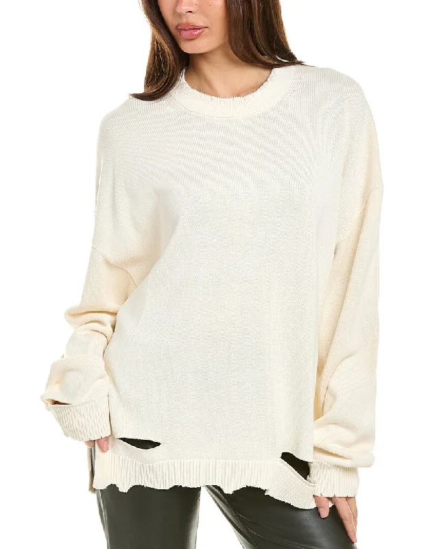 Helmut Lang Rib Sweater Zippered Buttoned Snapped