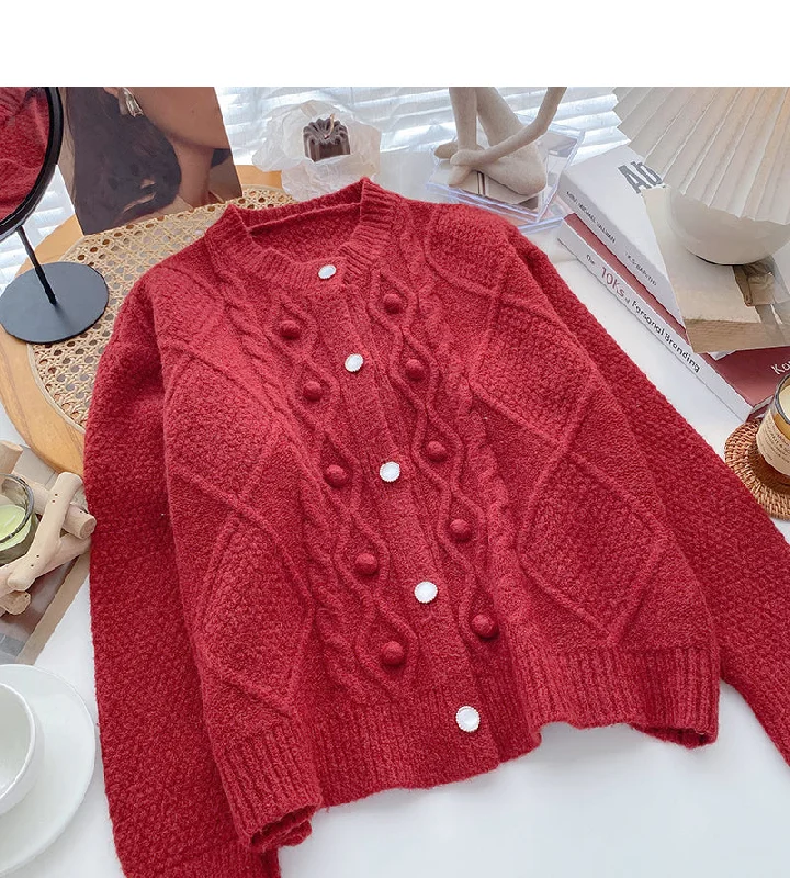 Korean style retro solid color top design sweater  5991 Transparent Opaque Sheer