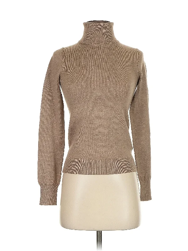 Turtleneck Sweater Fleece Sweater Nylon Polyester