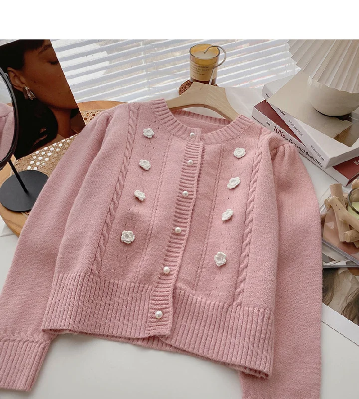 Vintage round neck pearl button cardigan sweater 6003 Rayon Fabric Velvet Fabric Corduroy Fabric Vintage round neck pearl button cardigan sweater 6003 Rayon Fabric Velvet Fabric Corduroy Fabric