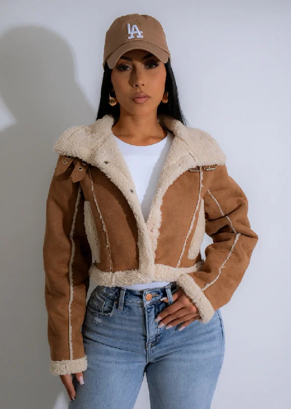 2634P - SHORT FAUX FUR JACKET