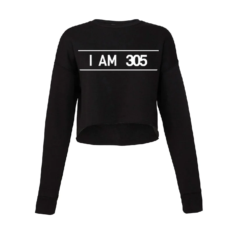 305WEAR I AM 305 Pure Fleece Cropped Sweatshirt Hoodie with Strings Custom Fit Adjustable 305WEAR I AM 305 Pure Fleece Cropped Sweatshirt Hoodie with Strings Custom Fit Adjustable
