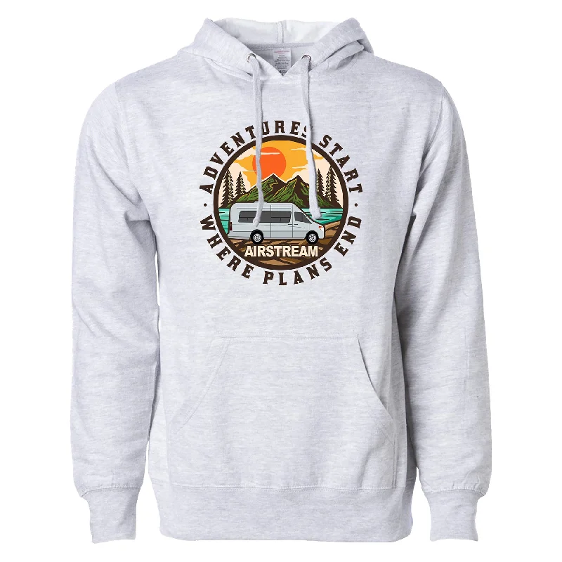 Airstream Touring Coach Adventure Starts Midweight Hoodie Hoodie with Bell Sleeves Flared Feminine Airstream Touring Coach Adventure Starts Midweight Hoodie Hoodie with Bell Sleeves Flared Feminine