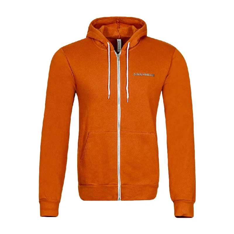 Airstream Super Soft Fleece Full Zip Unisex Hoodie Hoodie with Hem Embroidery Detailed Premium Airstream Super Soft Fleece Full Zip Unisex Hoodie Hoodie with Hem Embroidery Detailed Premium
