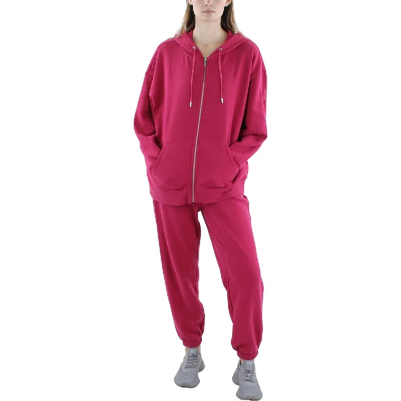 Womens Fleece Comfy Zip Hoodie Hoodie with Hem Lace Feminine Delicate