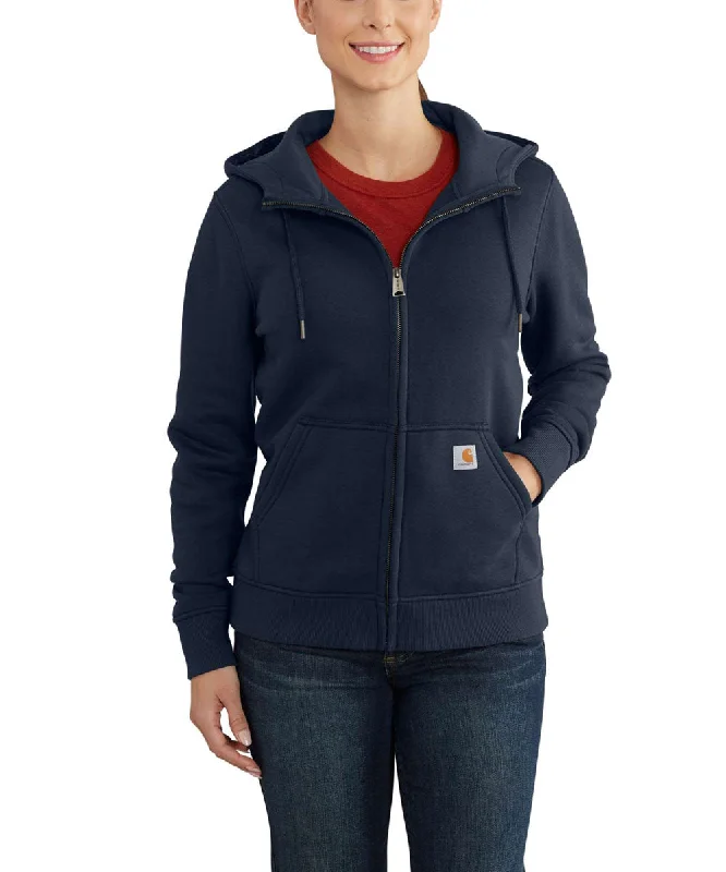 Carhartt Women’s Clarksburg Full-Zip Hoodie - Dark Navy Hoodie with Patch Decorative Personalized Carhartt Women’s Clarksburg Full-Zip Hoodie - Dark Navy Hoodie with Patch Decorative Personalized