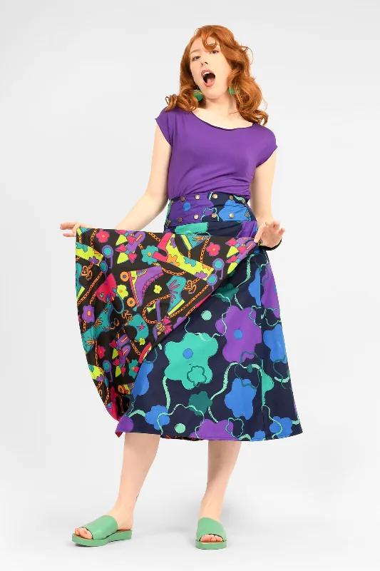 Yolanda Reversible Maxi Skirt athletic skirt fit