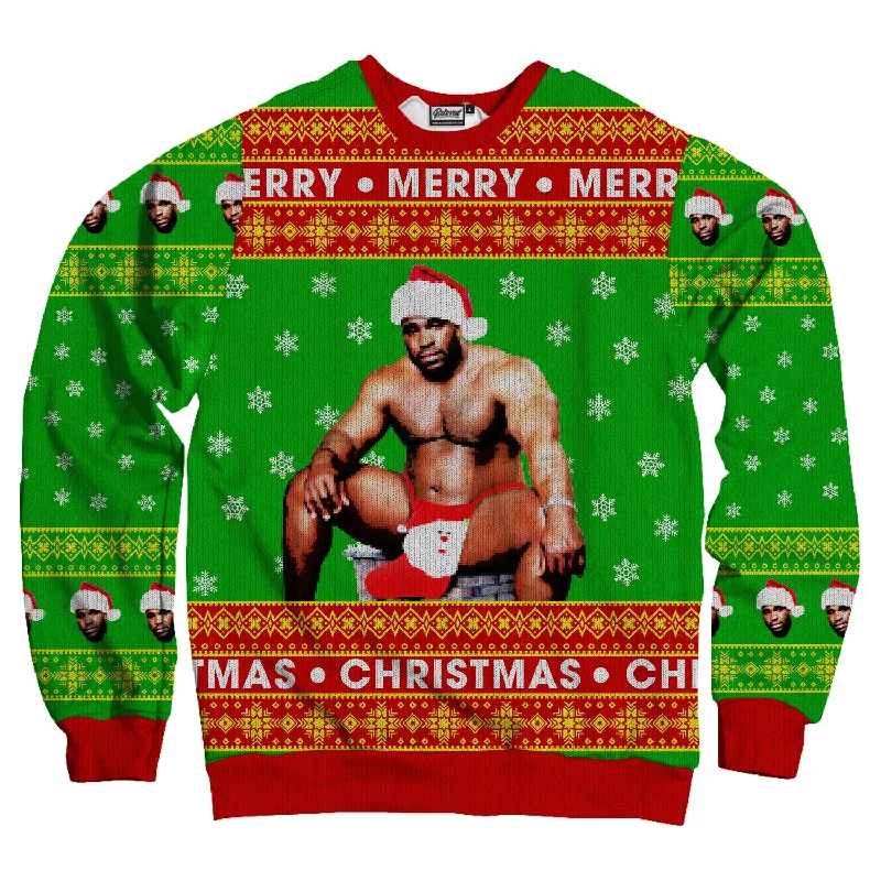 Christmas Quarantine Guy Unisex Sweatshirt Hoodie with Tie-Dye Psychedelic Retro