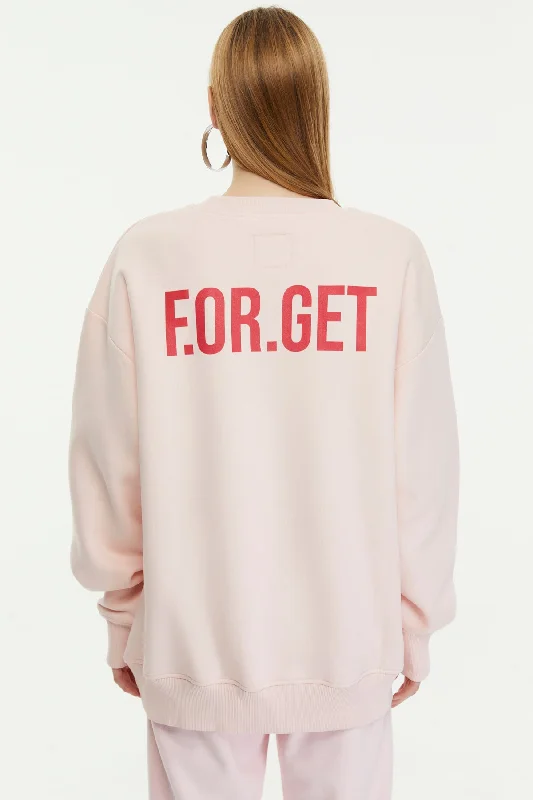 Forget / Sweatshirt Hoodie with Slim Fit Tailored Modern