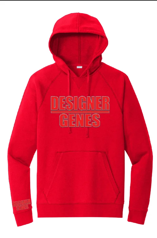 Designer Genes Hoodie Hoodie with Hidden Zipper Minimalist Clean
