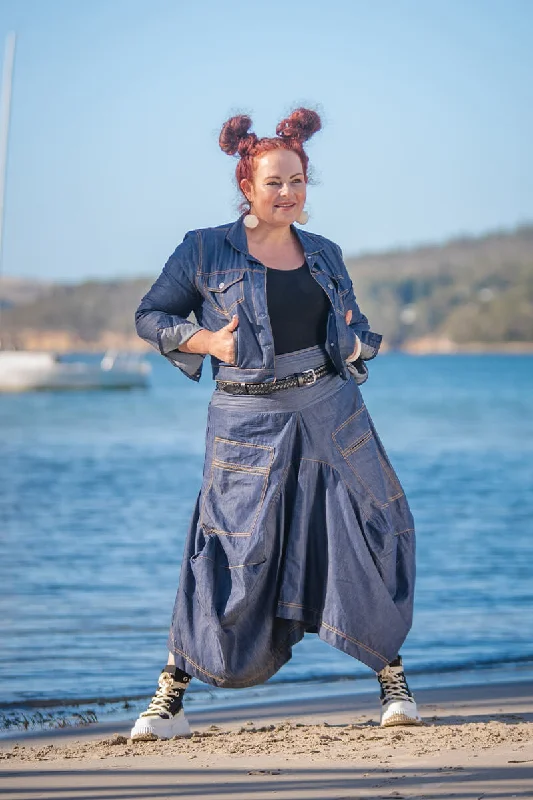 Dahlia Denim Skirt vintage skirt charm