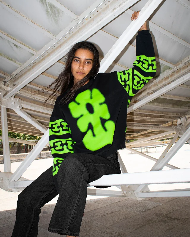 Zephyr Sweatshirt - Black Hoodie with Logo Branding Identity