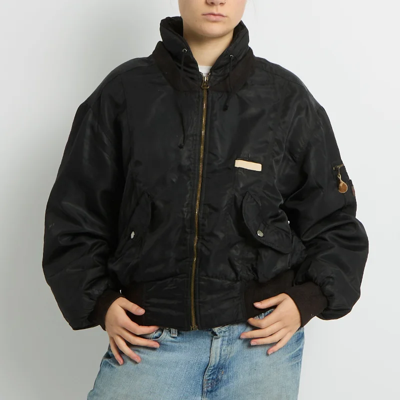 Flight Style Bomber Jacket - UK 12