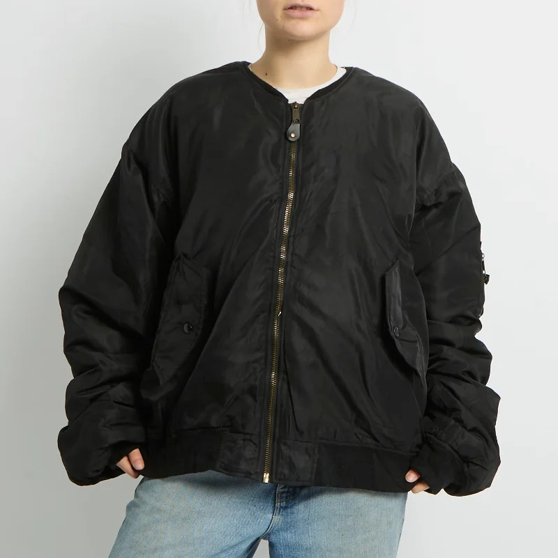 Flight Style Bomber Jacket - UK 16