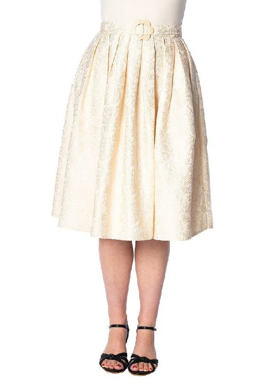 Florida Jacquard Skirt corduroy skirt comfortable
