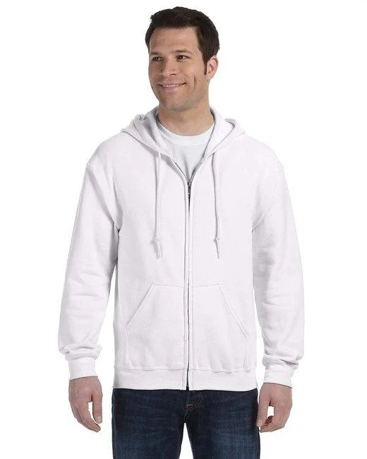 Gildan Adult Heavy Blend 8 oz., 50/50 Full-Zip Hooded Sweatshirt G186 Hoodie with Thumb Holes Functional Cozy Gildan Adult Heavy Blend 8 oz., 50/50 Full-Zip Hooded Sweatshirt G186 Hoodie with Thumb Holes Functional Cozy