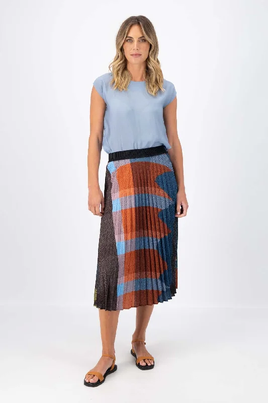 Jada Pleated Skirt relaxed fit skirt