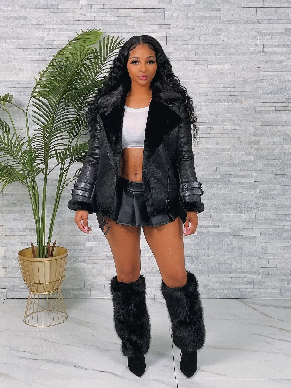 JK864P - INNER FUR BIKER JACKET