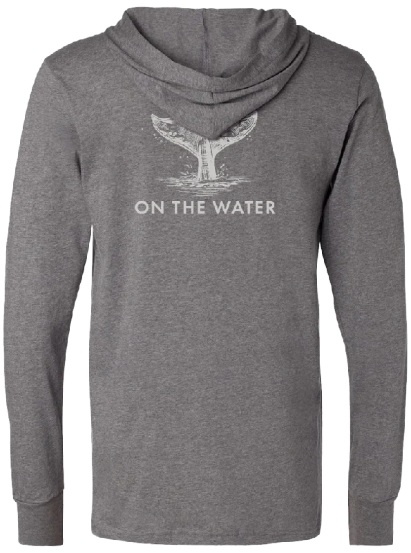 Ladies Whale Tail Lightweight Hoodie Hoodie with Mesh Breathable Sporty