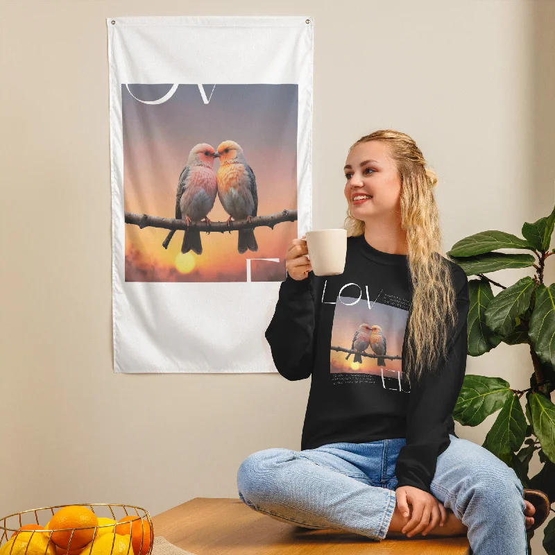 Loved Unisex Sweatshirt – Embrace Comfort and Faith | Wear Your Heart Hoodie with Contrast Stitching Detailed Premium Loved Unisex Sweatshirt – Embrace Comfort and Faith | Wear Your Heart Hoodie with Contrast Stitching Detailed Premium