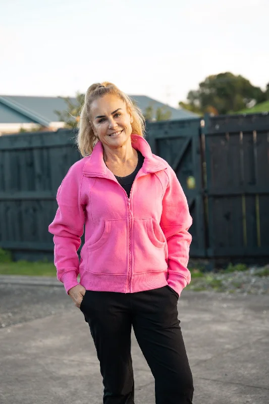 Maria 2.0 Collar Sweatshirt Hoodie with Sequins Glamorous Eye-catching