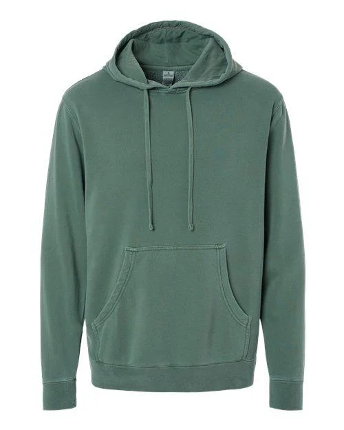 Independent Trading Co. Midweight Pigment-Dyed Hooded Sweatshirt PRM4500 Hoodie with Sequins Glamorous Eye-catching Independent Trading Co. Midweight Pigment-Dyed Hooded Sweatshirt PRM4500 Hoodie with Sequins Glamorous Eye-catching
