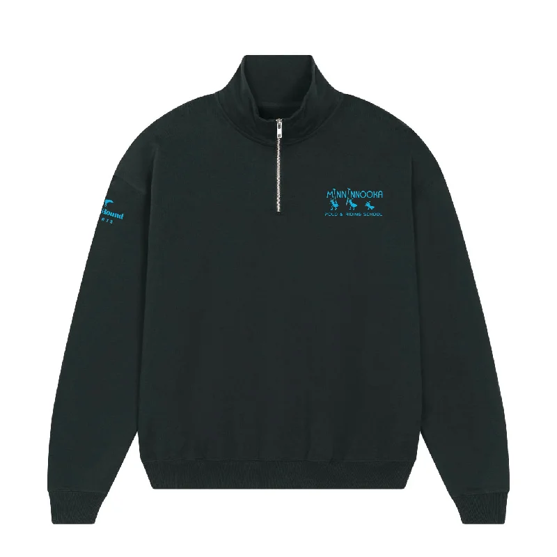 Minninnooka Polo 1/4 Zip Sweatshirt Hoodie Sweatshirt Pullover