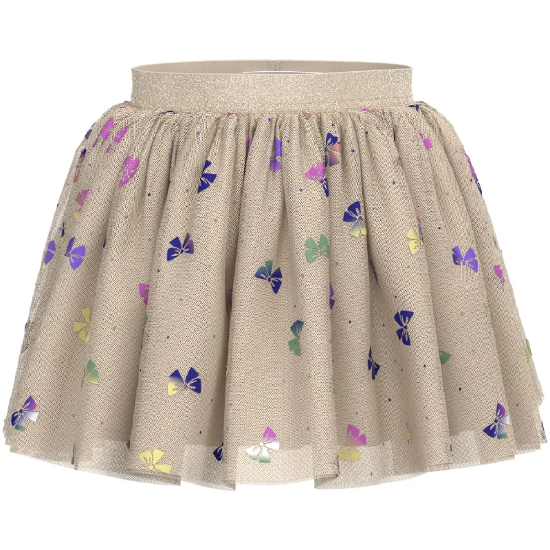Name It Buttercream Bows Vabos Skirt chiffon skirt airy