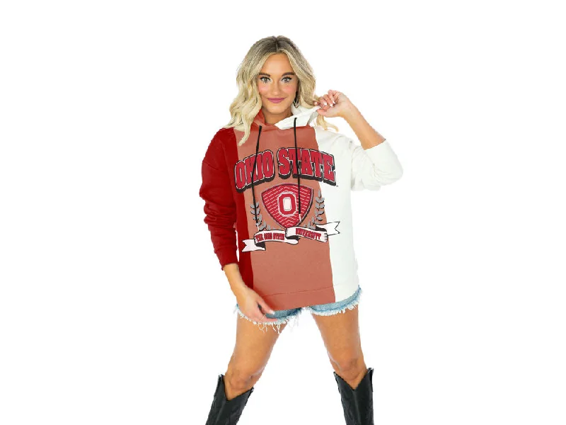 Women's Colorblock Hoodie Hoodie with Logo Branding Identity