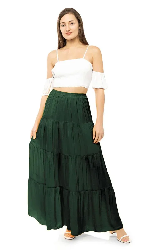 Never Better Tiered Maxi Skirt lace skirt intricate