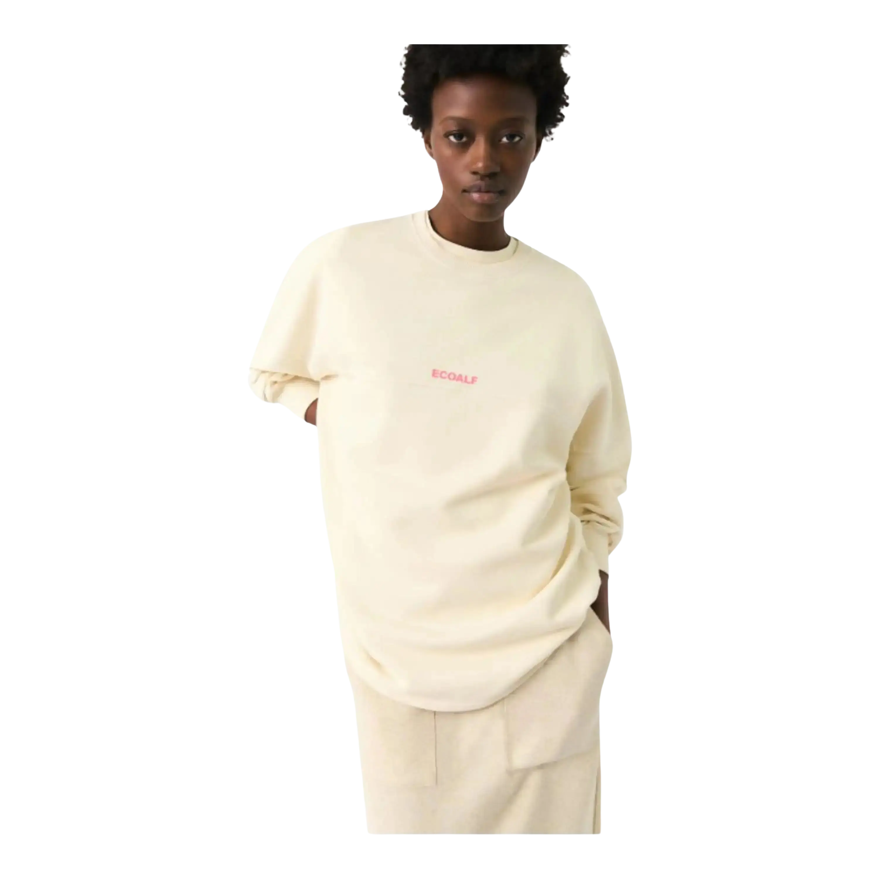 Ecoalf Newboralf Sweatshirt Hoodie with Tie-Dye Psychedelic Retro
