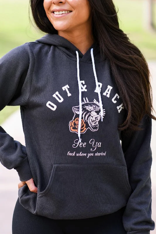 Out & Back Running Hoodie Hoodie with Hood Adjustable Protection