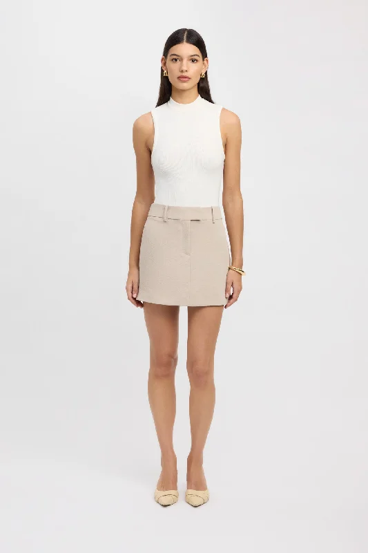 Oyster Staple Mini Skirt lace skirt feminine