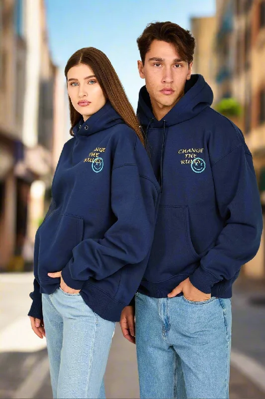 Sweat Shirt Unisex Loose Fit Printed Hoodie Hoodie with Zipper Placket Modern Functional Sweat Shirt Unisex Loose Fit Printed Hoodie Hoodie with Zipper Placket Modern Functional