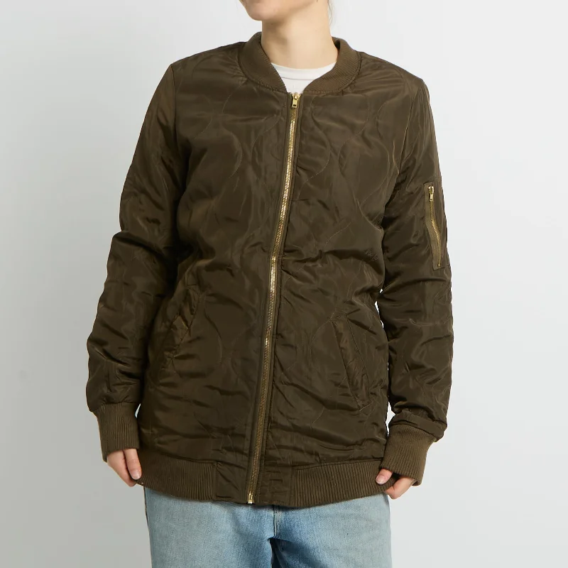 Quilted Bomber Jacket - UK 10