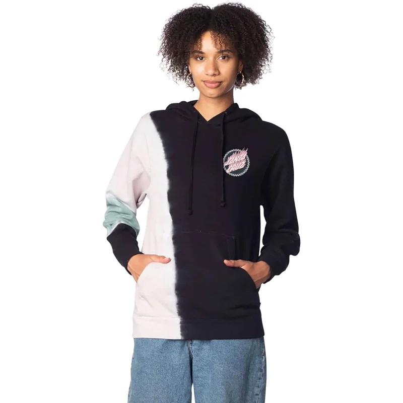 Santa Cruz Check Ringed Flamed Dot MW Women's Hoody Pullover Sweatshirts (Brand New) Hoodie with Double Zipper Versatile Adjustable Santa Cruz Check Ringed Flamed Dot MW Women's Hoody Pullover Sweatshirts (Brand New) Hoodie with Double Zipper Versatile Adjustable